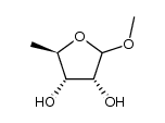 5-deoxy-1-methoxy-D-ribofuranoside Structure