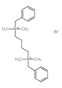 1,4-Butanediaminium,N1,N1,N4,N4-tetramethyl-N1,N4-bis(phenylmethyl)-, bromide (1:2)结构式