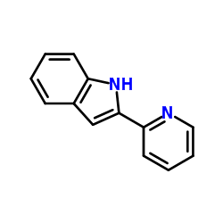 1H-Indole, 2-(2-pyridyl)- structure