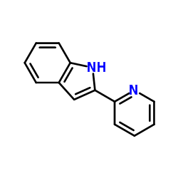 1H-Indole, 2-(2-pyridyl)- Structure