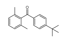 (2,6-dimethylphenyl)(4-t-butylphenyl)methanone Structure