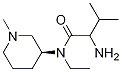 (S)-2-AMino-N-ethyl-3-Methyl-N-(1-Methyl-piperidin-3-yl)-butyraMide Structure