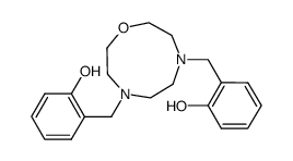 4,7-bis(2-hydroxybenzyl)-1-oxa-4,7-diazacyclononane Structure