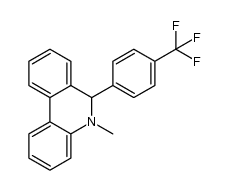 5-methyl-6-(4-(trifluoromethyl)phenyl)-5,6-dihydrophenanthridine结构式