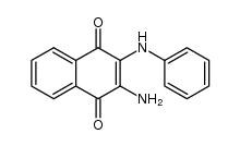 2-amino-3-anilino-[1,4]naphthoquinone结构式