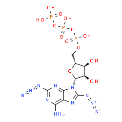 2,8-diazidoadenosine 5'-triphosphate结构式