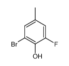 2-Bromo-6-fluoro-4-methylphenol Structure