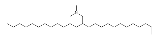 2-dodecyl-N,N-dimethyltetradecan-1-amine结构式