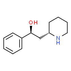 (αS,2S)-α-Phenyl-2-piperidineethanol structure