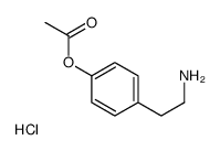 O-Acetyltyramine hydrochloride Structure