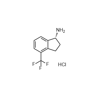 (1R)-4-(Trifluoromethyl)indanylaminehydrochloride Structure