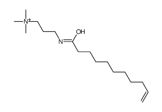 N,N,N-Trimethyl-3-(10-undecenoylamino)-1-propanaminium Structure