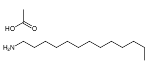 acetic acid,tridecan-1-amine Structure
