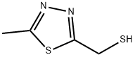 1,3,4-Thiadiazole-2-methanethiol,5-methyl-结构式