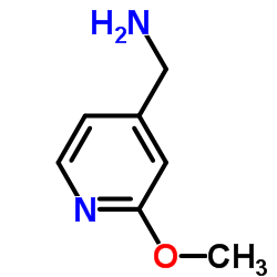 2-甲氧基-4-(氨甲基)吡啶结构式