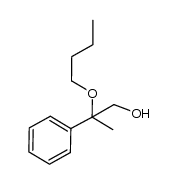 2-butoxy-2-phenylpropan-1-ol Structure