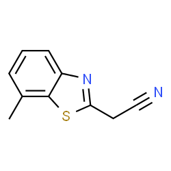 2-Benzothiazoleacetonitrile,7-methyl-(9CI) structure