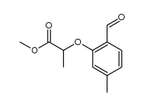 methyl 2-(formyl-5-methylphenoxy)propionate Structure