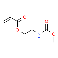 2-Propenoic acid,2-[(methoxycarbonyl)amino]ethyl ester Structure