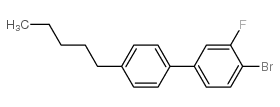 1-bromo-2-fluoro-4-(4-pentylphenyl)benzene Structure