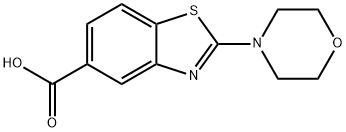 2-Morpholin-4-yl-benzothiazole-5-carboxylic acid Structure