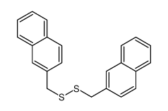 2-[(naphthalen-2-ylmethyldisulfanyl)methyl]naphthalene Structure