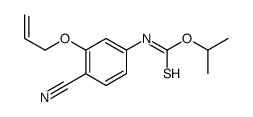 O-propan-2-yl N-(4-cyano-3-prop-2-enoxyphenyl)carbamothioate Structure