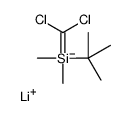 lithium,tert-butyl-(dichloromethyl)-dimethylsilane Structure