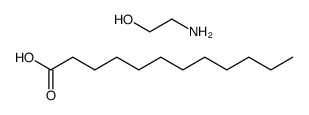 lauric acid, compound with 2-aminoethanol (1:1)结构式