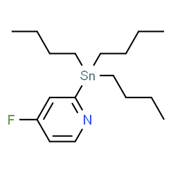 4-氟-2-(三丁基锡)吡啶结构式