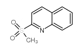 2-METHANESULFONYL-QUINOLINE Structure