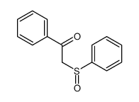 1-phenyl-2-[(S)-phenylsulfinyl]ethanone结构式