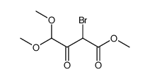 2-bromo-4,4-dimetoxi-3-oxobutanoato de metilo Structure