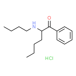 α-Butylaminohexanophenone (hydrochloride) Structure