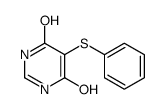4-hydroxy-5-phenylsulfanyl-1H-pyrimidin-6-one结构式