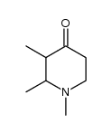 1,2,3-trimethyl-4-piperidone结构式