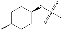 trans-4-Methylcyclohexanol Methanesulfonate structure