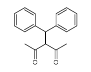 3-(1,1-diphenylmethyl)pentane-2,4-dione Structure