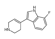 7-fluoro-3-(1,2,3,6-tetrahydropyridin-4-yl)-1H-indole picture