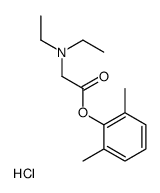 [2-(2,6-dimethylphenoxy)-2-oxoethyl]-diethylazanium,chloride结构式