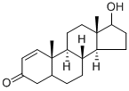 17-HYDROXYANDROST-1-EN-3-ONE structure