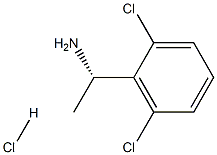 (S)-1-(2,6-二氯苯基)乙胺盐酸盐结构式