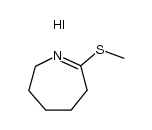 Iodhydrate de S-methyl ε-thiocaprolactime Structure