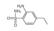 Benzenesulfonamide, 2-amino-4-ethyl- (8CI)结构式