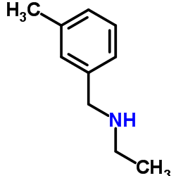 乙基[(3-甲基苯基)甲基]胺结构式