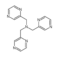 1-pyrazin-2-yl-N,N-bis(pyrazin-2-ylmethyl)methanamine Structure