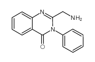 2-aminomethyl-3-phenyl-3 h-quinazolin-4-one结构式