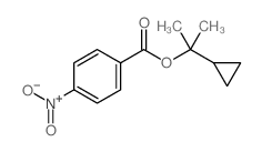 Cyclopropanemethanol, a,a-dimethyl-, 1-(4-nitrobenzoate) structure