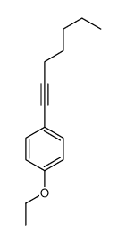 Benzene, 1-ethoxy-4-(1-heptynyl)- (9CI) Structure