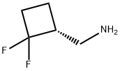 (R)-C-(2,2-Difluoro-cyclobutyl)-methylamine结构式